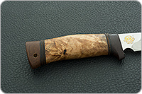 Нож туристический НС-49  кап березовый, х50crmov15, текстолит : фото 5