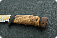 Нож туристический НС-49  кап березовый, х50crmov15, текстолит : фото 6