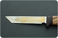 Нож туристический НС-49  кап березовый, х50crmov15, текстолит : фото 8