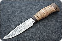 Нож охотничий НС-02  береста, х50crmov15, текстолит : фото 2