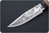 Нож охотничий НС-02  береста, х50crmov15, текстолит : фото 3