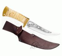 Нож охотничий НС-08  береста, х50crmov15, текстолит : фото 2