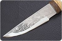 Нож охотничий НС-10  береста, х50crmov15, текстолит : фото 10