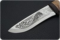 Нож охотничий НС-12  береста, х50crmov15, текстолит : фото 3