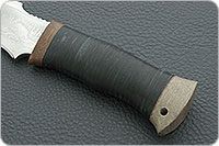 Нож охотничий НС-24  наборная кожа, х50crmov15, текстолит : фото 6