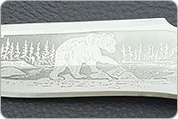 Нож охотничий НС-24  наборная кожа, х50crmov15, текстолит : фото 8