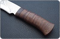 Нож охотничий НС-30  наборная кожа, х50crmov15, текстолит : фото 6