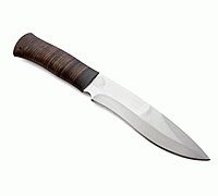 Нож охотничий НС-30  наборная кожа, х50crmov15, текстолит : фото 11