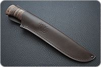 Нож охотничий НС-31  наборная кожа, х50crmov15, текстолит : фото 10