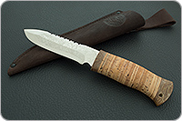 Нож охотничий НС-40  береста, х50crmov15, текстолит : фото 11