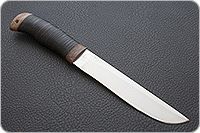 Нож охотничий НС-51  наборная кожа, х50crmov15, текстолит : фото 2