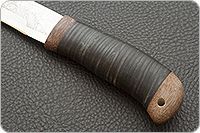 Нож охотничий НС-51  наборная кожа, х50crmov15, текстолит : фото 6