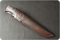 Нож туристический НС-27  наборная кожа, х50crmov15, текстолит : фото 10