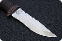 Нож туристический НС-28  наборная кожа, х50crmov15, текстолит : фото 5