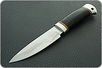 Нож охотничий НС-03  наборная кожа, х50crmov15, алюминий : фото 2