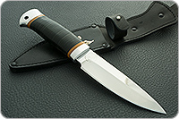 Нож охотничий НС-03  наборная кожа, х50crmov15, алюминий : фото 10