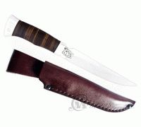 Нож охотничий НС-36  наборная кожа, х50crmov15, алюминий : фото 2