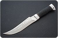 Нож охотничий НС-50  наборная кожа, х50crmov15, алюминий : фото 2