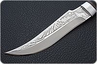 Нож охотничий НС-50  наборная кожа, х50crmov15, алюминий : фото 3