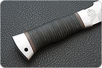 Нож охотничий НС-50  наборная кожа, х50crmov15, алюминий : фото 5