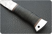 Нож охотничий НС-50  наборная кожа, х50crmov15, алюминий : фото 6