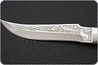 Нож охотничий НС-50  наборная кожа, х50crmov15, алюминий : фото 7