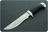 Нож туристический НС-17  наборная кожа, х50crmov15, алюминий : фото 2