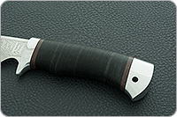 Нож туристический НС-17  наборная кожа, х50crmov15, алюминий : фото 6