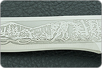 Нож туристический НС-17  наборная кожа, х50crmov15, алюминий : фото 8