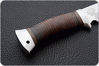 Нож охотничий НС-19 наборная кожа, х50crmov15, алюминий : фото 5