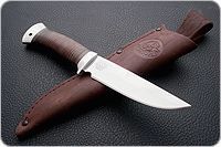 Нож охотничий НС-19 наборная кожа, х50crmov15, алюминий : фото 9