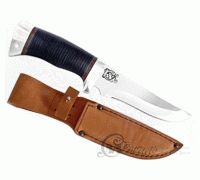 Нож туристический НС-52  наборная кожа, х50crmov15, алюминий : фото 2