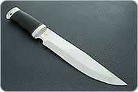 Нож охотничий НС-05  наборная кожа, х50crmov15, алюминий : фото 2