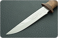 Нож  НС-80 кап березовый, х50crmov15, текстолит : фото 3