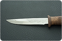 Нож  НС-80 кап березовый, х50crmov15, текстолит : фото 8