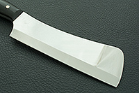 Топорик для мяса большой накладки искусственный камень, х50crmov15, цельнометаллический : фото 4