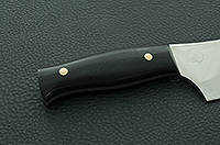 Топорик для мяса большой накладки искусственный камень, х50crmov15, цельнометаллический : фото 5