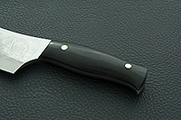 Топорик для мяса большой накладки искусственный камень, х50crmov15, цельнометаллический : фото 6