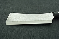 Топорик для мяса большой накладки искусственный камень, х50crmov15, цельнометаллический : фото 7