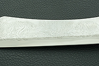 Топорик для мяса большой накладки искусственный камень, х50crmov15, цельнометаллический : фото 8