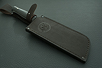 Топорик для мяса большой накладки искусственный камень, х50crmov15, цельнометаллический : фото 11