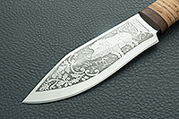 Нож  НС-69 береста, х50crmov15, текстолит : фото 3