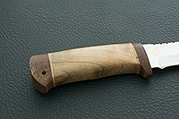 Нож туристический НС-28  кап березовый, х50crmov15, текстолит : фото 5