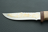 Нож туристический НС-28  кап березовый, х50crmov15, текстолит : фото 7