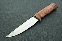 Нож охотничий НС-63 кап березовый, х50crmov15, текстолит : фото 2