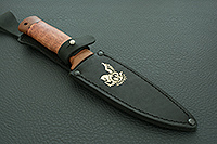 Нож охотничий НС-63 кап березовый, х50crmov15, текстолит : фото 11