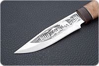 Нож охотничий НС-02  кап березовый, х50crmov15, текстолит : фото 3