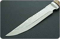 Нож охотничий НС-05 кап березовый, х50crmov15, алюминий : фото 3