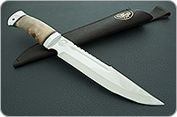 Нож охотничий НС-05 кап березовый, х50crmov15, алюминий : фото 9