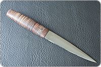 Нож охотничий НС-42  наборная кожа, х50crmov15, текстолит : фото 2